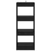 vidaXL Gabinete de Livros Carvalho preto 40 x 30 x 103 cm