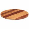 vidaXL Tampo de mesa redondo madeira de ac&aacute;cia maci&ccedil;a 25-27 mm 60 cm
