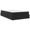 vidaXL Cama com arruma&ccedil;&atilde;o e colch&atilde;o Preto 120 x 190 cm Veludo