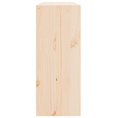 vidaXL Garrafeira 62x25x62 cm madeira de pinho maciça