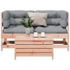vidaXL 3 pcs conj. lounge jardim c/ almofad&otilde;es madeira douglas maci&ccedil;a
