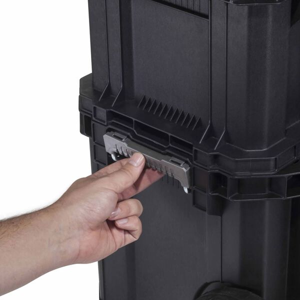 Keter Caixa de ferramentas Connect Trolley and Rolling Systems preto