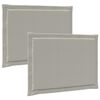 vidaXL Almofadas de Assento 2 pcs Cinzento-claro 47 x 36 x 2 cm