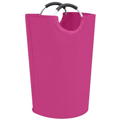 vidaXL Separador de roupa suja rosa
