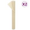 vidaXL Cobertura para plantas 2 rolos 70 g/m&sup2; 10x1,6 m