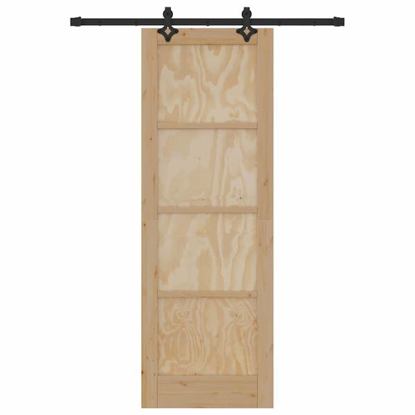 vidaXL Porta Deslizante ORKDAL Castanho 73,5 x 211 cm