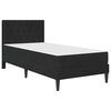 vidaXL Estrutura de cama com colch&atilde;o Preto 80 x 200 cm Veludo