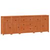 vidaXL Buffet 5 unid. Castanho Cera 226 x 35 x 80 cm