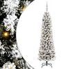 vidaXL &Aacute;rvore de Natal Artificial Branco 180 cm PVC, Metal e Pl&aacute;stico