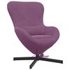 vidaXL Cadeira ovo Roxo 63 x 73 x 90 cm Veludo