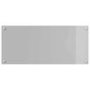 vidaXL Painel de cozinha 2 pcs Cinzento-claro 90 x 40 cm