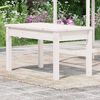 vidaXL Banco de jardim 80x44x45 cm madeira de pinho maci&ccedil;a branco