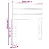 vidaXL Cabeceira Carvalho Sonoma 90 cm Madeira processada