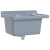 vidaXL Lavat&oacute;rio de parede 50x35x24 cm resina cinzento