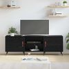 vidaXL Gabinete para TV Carvalho preto 150 x 30 x 50 cm