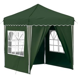 vidaXL Tenda de Festa Pop-up 195 x 195 x 245 cm Verde Tecido Oxford