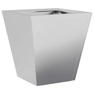 vidaXL Vaso/floreira de jardim 30x30x30 cm a&ccedil;o galvanizado