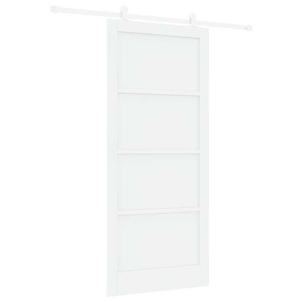 vidaXL Porta Deslizante ORKDAL Branco 93 x 211 cm