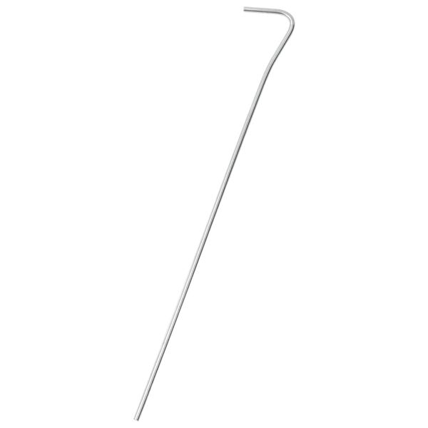 vidaXL Estacas para tenda 50 pcs 23 cm &Oslash;3 mm a&ccedil;o galvanizado