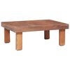 vidaXL Mesa de centro 60x45x23 cm madeira de mogno maci&ccedil;a