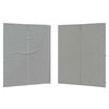 vidaXL Lateral de Tenda para Festa 2 pcs Cinzento-claro 200 x 195 cm