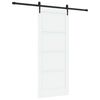 vidaXL Porta Deslizante ORKDAL 83 x 202 cm Madeira de Pinho Maci&ccedil;a
