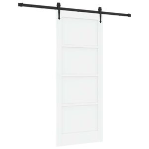 vidaXL Porta Deslizante ORKDAL 83 x 202 cm Madeira de Pinho Maci&ccedil;a