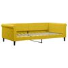 vidaXL Sof&aacute;-cama com gavet&atilde;o 100x200 cm veludo amarelo