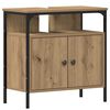 vidaXL Gabinete para Pia de Banheiro em Carvalho Artesanal 60x30x60 cm Madeira Engenheirada