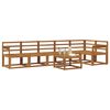 vidaXL Conjunto de Sof&aacute;s para Exterior 7 pcs Natural
