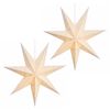 vidaXL Ilumina&ccedil;&atilde;o de Natal RAAHE 2 unid. 10 LED Branco quente