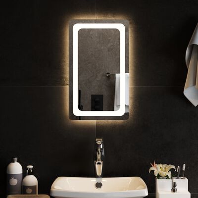 vidaXL Espelho de casa de banho com luzes LED 30x50 cm