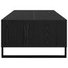 vidaXL Mesa de centro Carvalho Preto 104 x 60 x 35 cm