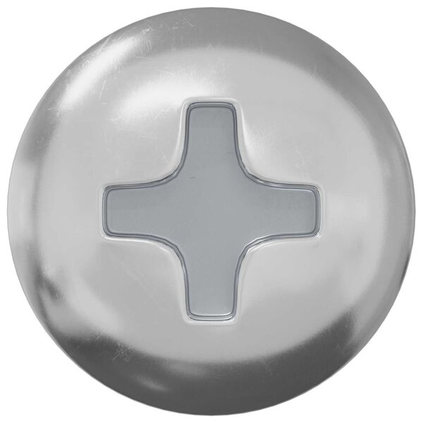 vidaXL Parafuso 2 pcs Prateado M4 x 16 mm A&ccedil;o