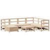 vidaXL 8 pcs conjunto sof&aacute;s de jardim pinho maci&ccedil;o