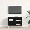 vidaXL Gabinete para TV Carvalho Preto 69,5 x 30 x 50 cm
