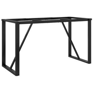 vidaXL Pernas para mesa de jantar estrutura em O a&ccedil;o