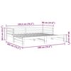 vidaXL Estrutura sof&aacute;-cama de puxar sem colch&atilde;o 90x190 cm