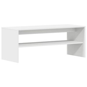 vidaXL M&oacute;vel de TV 100x40x40 cm contraplacado branco