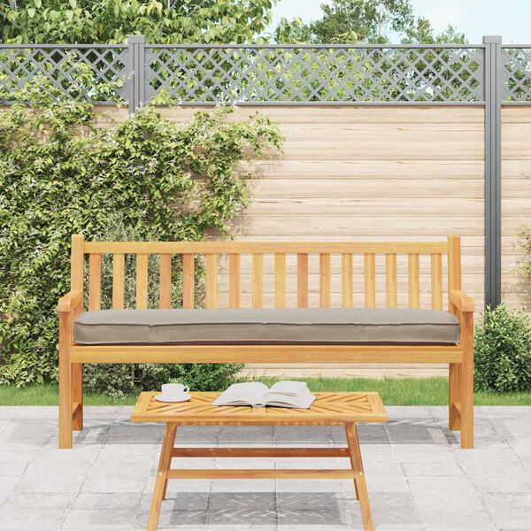 vidaXL Travesseiro de palete Cinzento-acastanhado 200 x 40 x 8 cm