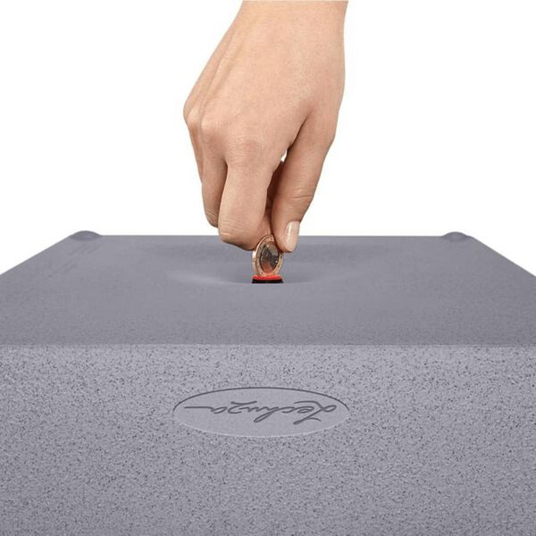 LECHUZA Vaso/floreira CANTO Stone 40 High ALL-IN-ONE cinzento pedra