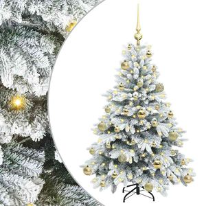vidaXL &Aacute;rvore de Natal Artificial com 150 LEDs Branco 120 cm PE e PVC