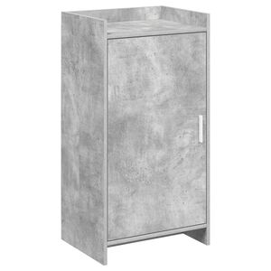 vidaXL Arm&aacute;rio de Sapatos com porta Cinzento Cimento 48 x 36 x 92 cm