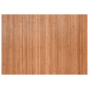 vidaXL Tapete retangular 70x100 cm bambu cor natural