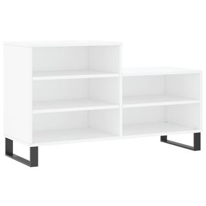 vidaXL Sapateira 102x36x60 cm derivados de madeira branco