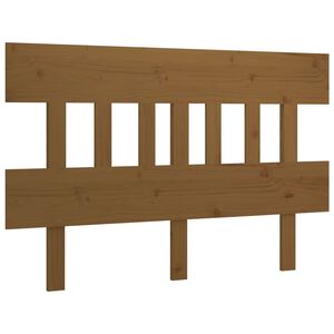 vidaXL Cabeceira de cama 138,5x3x81 cm pinho maci&ccedil;o castanho mel