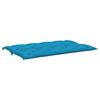 vidaXL Almofadão banco jardim 150x(50+50)x7cm tecido oxford azul-claro