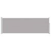 vidaXL Toldo lateral retr&aacute;til para p&aacute;tio 100x300 cm cinzento