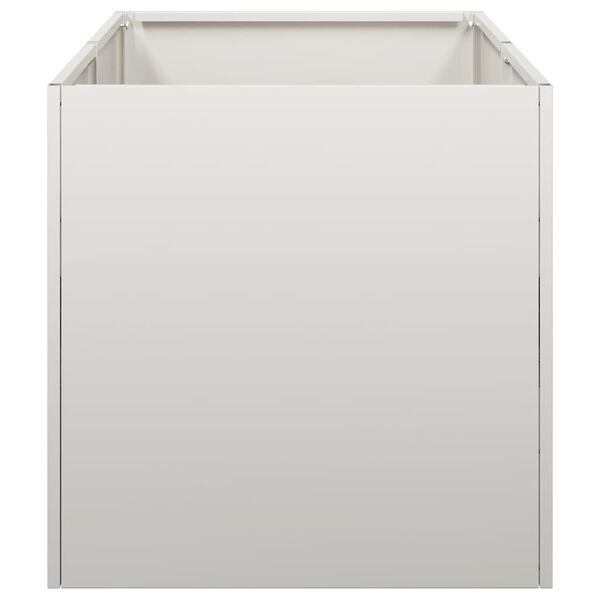vidaXL Plantador 40x80x40 cm a&ccedil;o inoxid&aacute;vel
