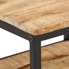 vidaXL Mesa de centro 55x55x45 cm madeira de mangueira &aacute;spera maci&ccedil;a